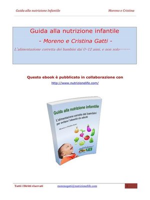 cover image of Guida alla nutrizione infantile